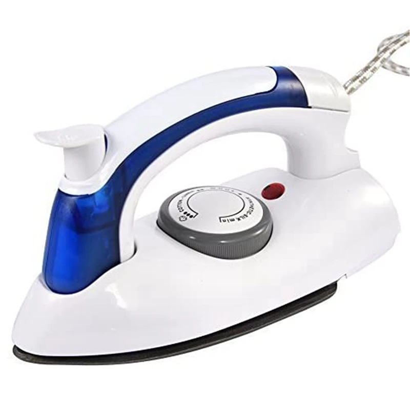 

Foldable Steam Iron,700W Mini Iron, Travel Iron, Rapid Heating, Compact Steam Iron For Travel At Home And Office EU Plug