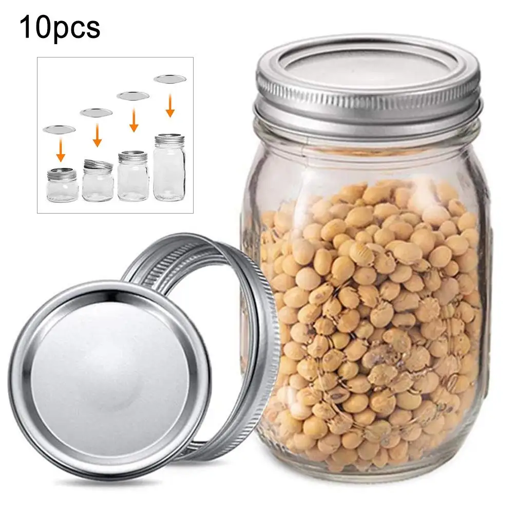 10 шт./набор герметичные крышки из нержавеющей стали | Дом и сад