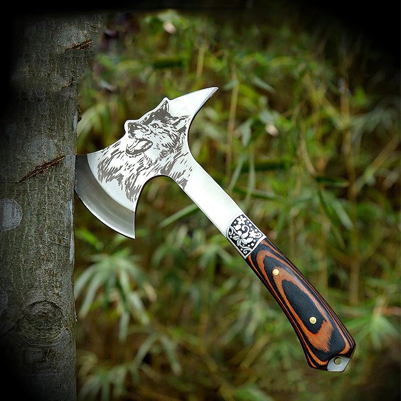 Топор для выживания топор из нержавеющей стали резки дерева охоты тактический