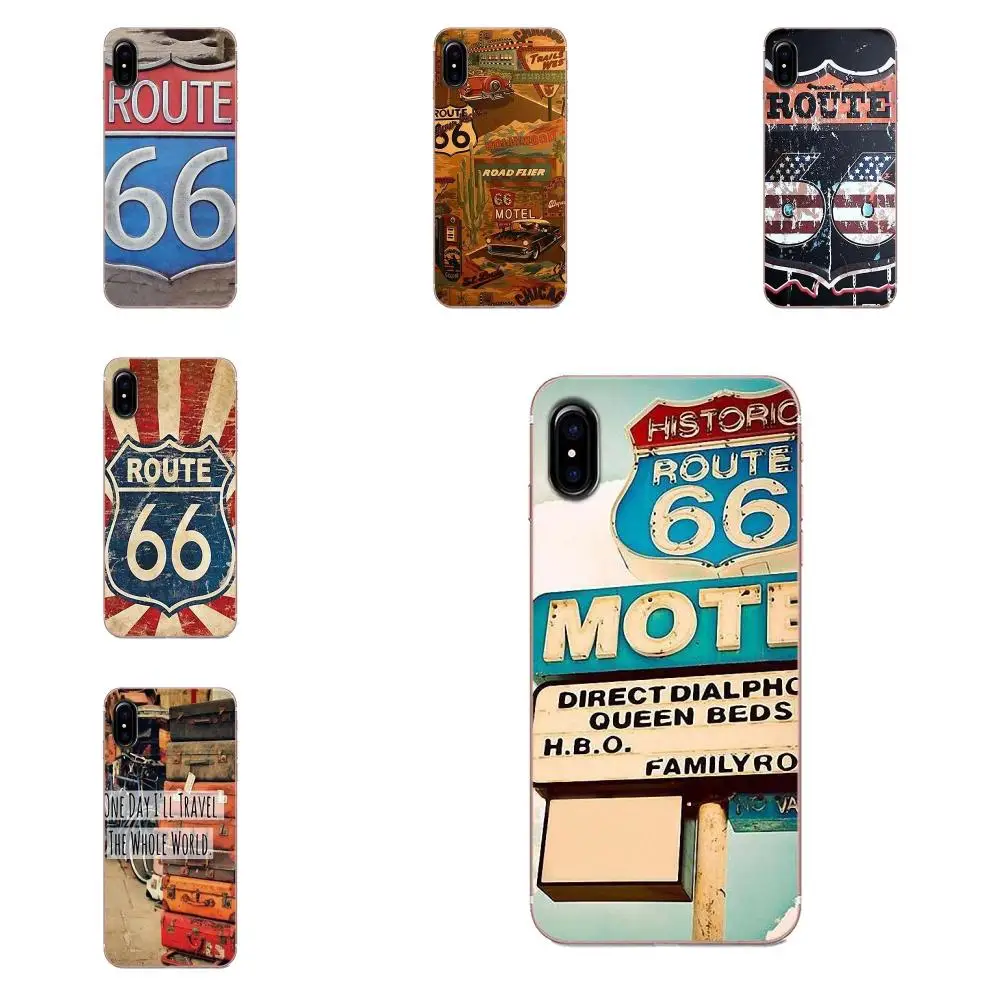 Для LG K50 Q6 Q7 Q8 Q60 X Power 2 3 Nexus 5 5X V10 V20 V30 V40 Q Stylus Мягкий Новый стиль винтажный Route 66 Gt r