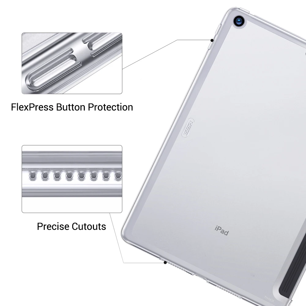 Чехол ESR для iPad Air 3 Жесткий 2019 дюйма прозрачный жесткий чехол подходит смартфона