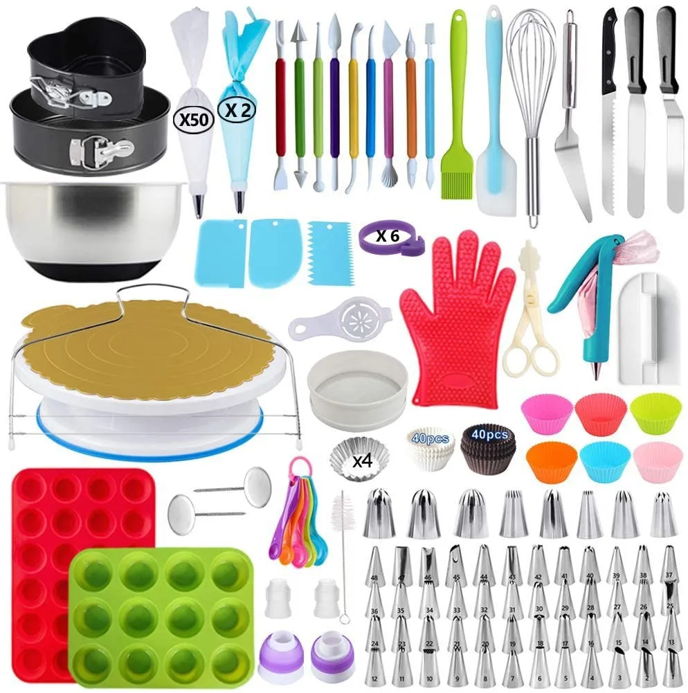

Stand Set Knife Cutter Cake Cream Spatula Heart Mold Bakery Accessories Cupcake Dessert Moule Gateau Baking Supplies EH50CA