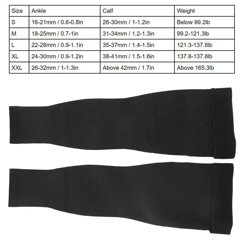 

Compression Stockings Stretch Pressure Nylon Varicose Vein Stocking Leg Relief Pain Pain Knee High Support Stockings