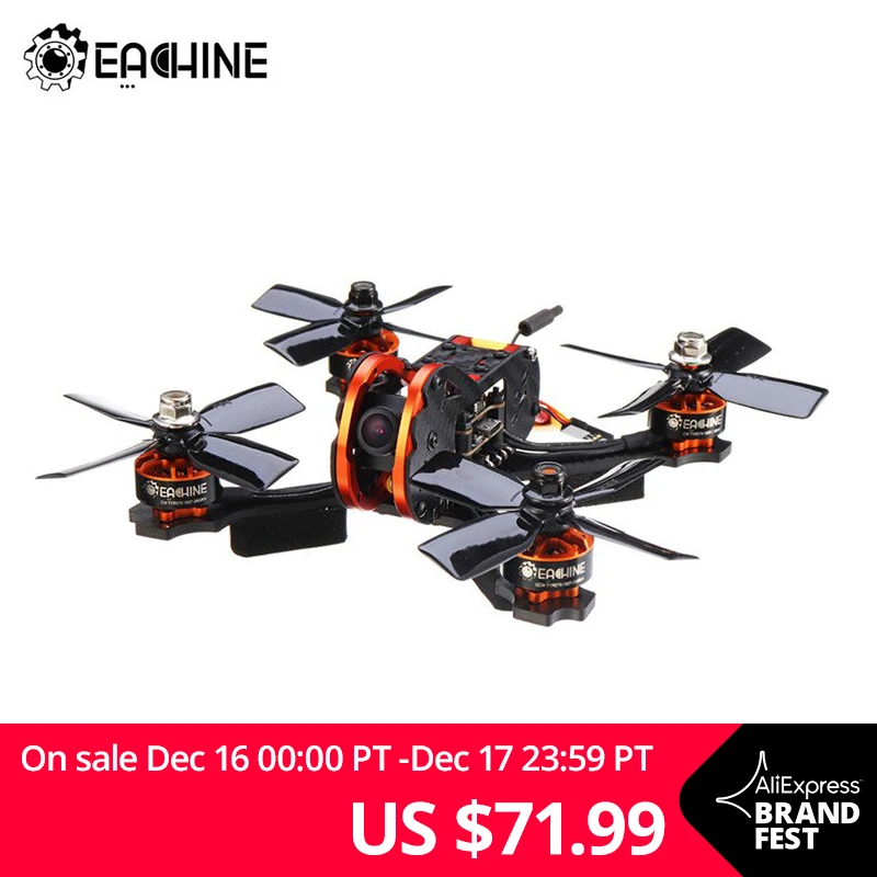 Eachine Tyro79 140 мм 3 дюйма DIY версия FPV гоночный Радиоуправляемый Дрон F4 OSD 20A BLHeli_S 40CH 200mW 700TVL