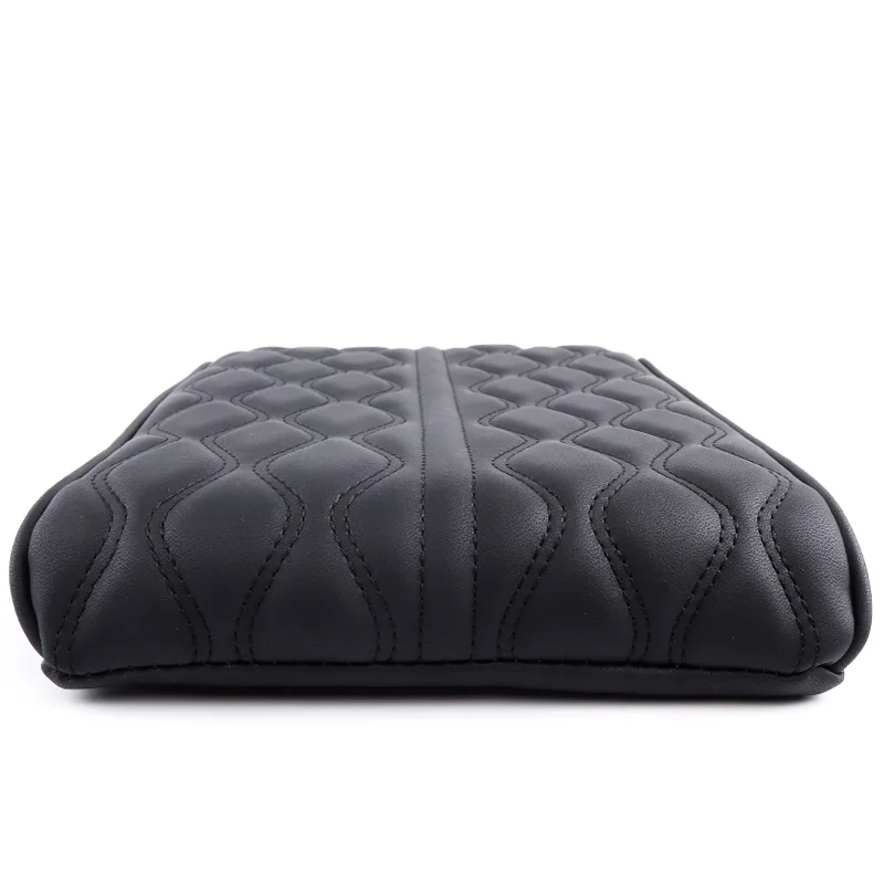 Черный подлокотник из искусственной кожи для автомобиля подушка рук хлопка с
