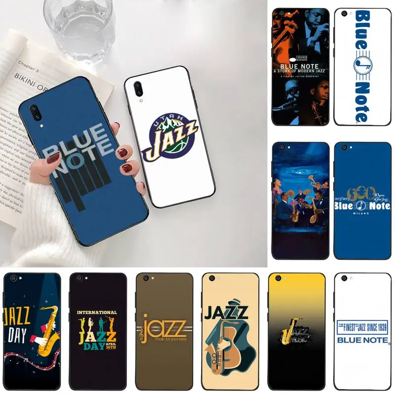 CUTEWANAN Blue Note Jazz Музыкальные Записи окрашенные фотообои для Vivo Y91c Y17 Y51 Y67 Y55 Y93 Y81S Y19 V17