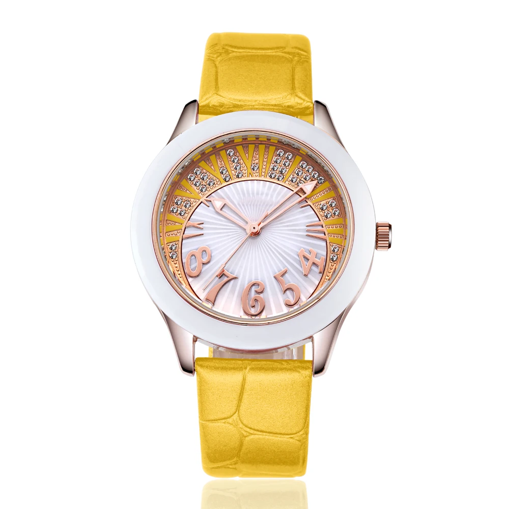 

Women fashion quartz brand watches leather strap casual wristwatches NO.2