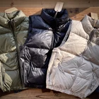 21W31 американский большой европейский размер, очень качественный теплый жилет, унисекс, 90% утиный пух