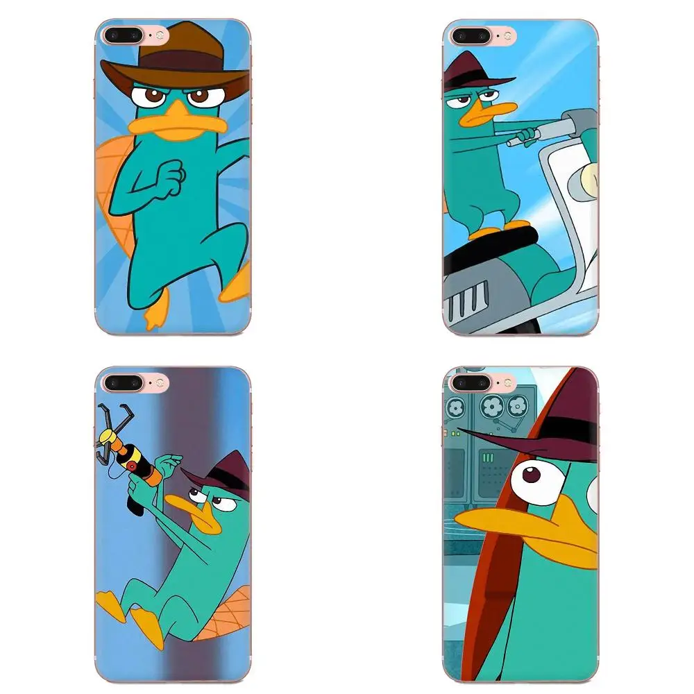 Perry Platypus для Galaxy Grand A3 A5 A7 A8 A9 A9S On5 On7 Plus Pro Star 2015 2016 2017 2018 защитный чехол телефона |