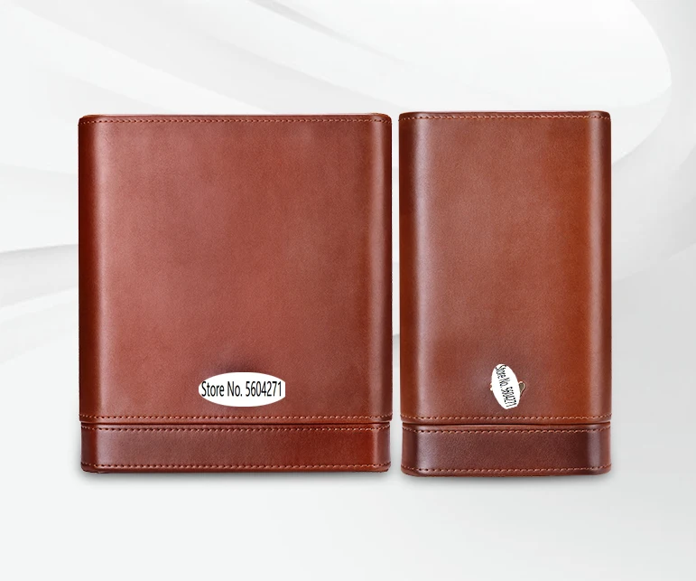 

Увлажняющий чехол для сигар, портативный чехол из натуральной кожи, кедровое дерево, подходит для 3-8 сигар