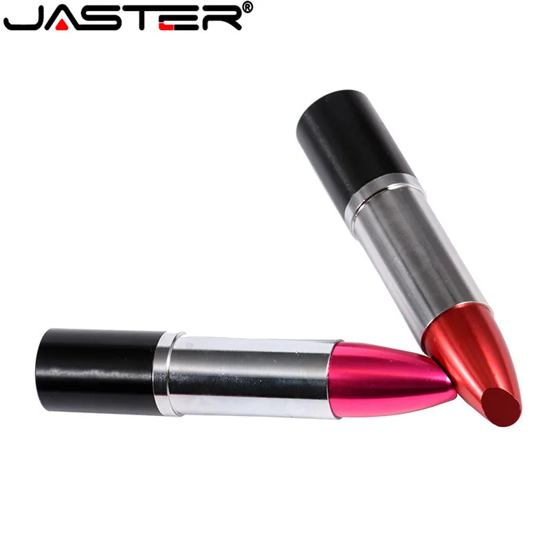 Флеш накопитель JASTER Shantou Metalen 5 Soorten в виде губной помады Usb флеш 4 гб 16 32 64 usb 2 0 диск