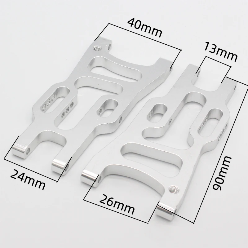 2 шт. HSP 106021 Алюминиевый задний нижний рычаг подвески 06012 1/10 обновленные детали для