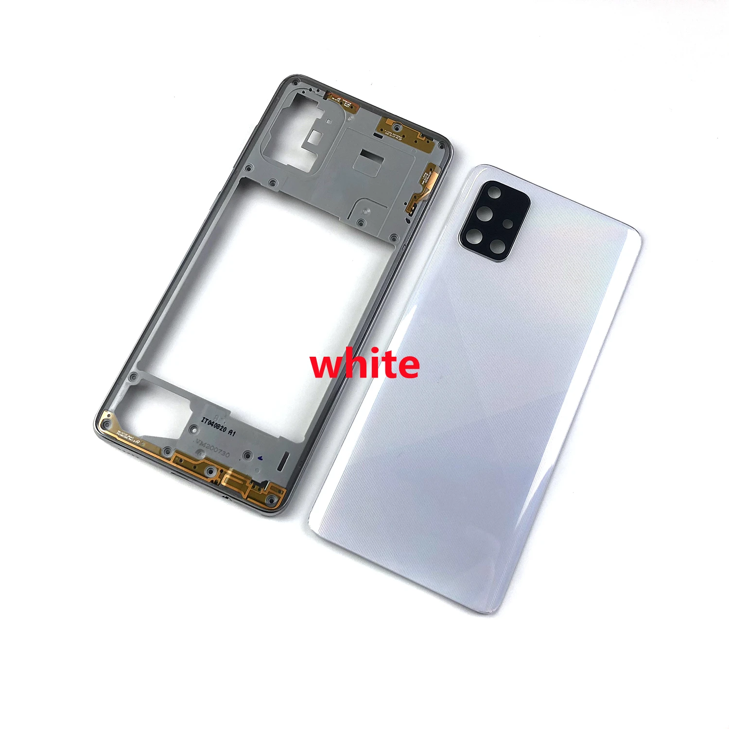 Чехол для Samsung Galaxy A71 2020 A715 A715F средняя рамка задняя крышка батарейного отсека