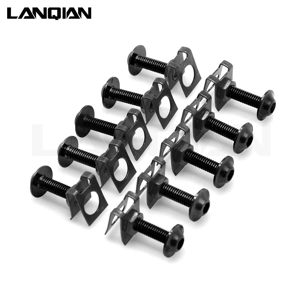 Винты для обтекателя мотоцикла крепежные зажимы комплект пружинных болтов гайки