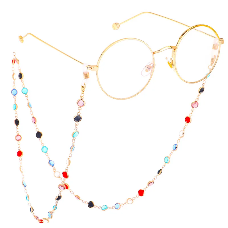 

1pcs Sunglasses Holder Multicollor Travel Home Lightweight Eyeglass Eye Glasses Necklace Chain Cord String For Women Lady