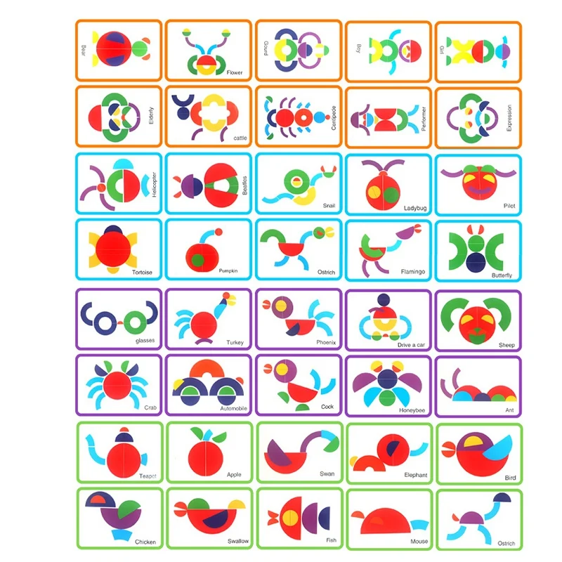 

Kids Toys Rainbow Puzzle DIY Wooden Educational Toy