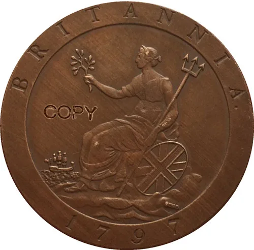 1797 Соединенные монеты Королевства копия | Дом и сад