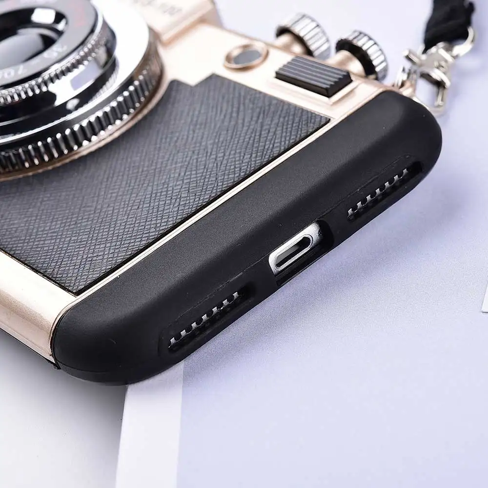 Fashion Cool Camera Phone Cases For iPhone 14 13 12Pro 11 pro Max 12 Pro XS Max XR X 8 7 6 6s Plus SE Case Soft Silicone Cover