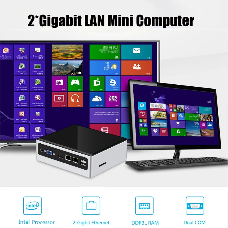 Мини ПК Intel Core i5 4200U Linux тонкий клиент микро настольные компьютеры лучший