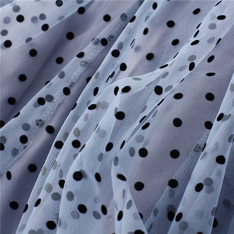 Летняя женская сетчатая юбка hirigin в горошек модель 2021 года модные женские