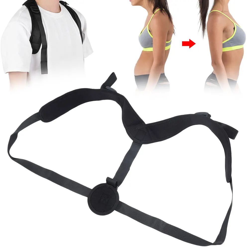 Регулируемый Корректор осанки бандаж для спины Поддержка позвоночника пояс