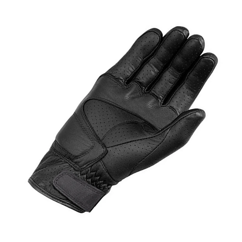 Перчатки мужские кожаные водонепроницаемые гоночные митенки с закрытыми