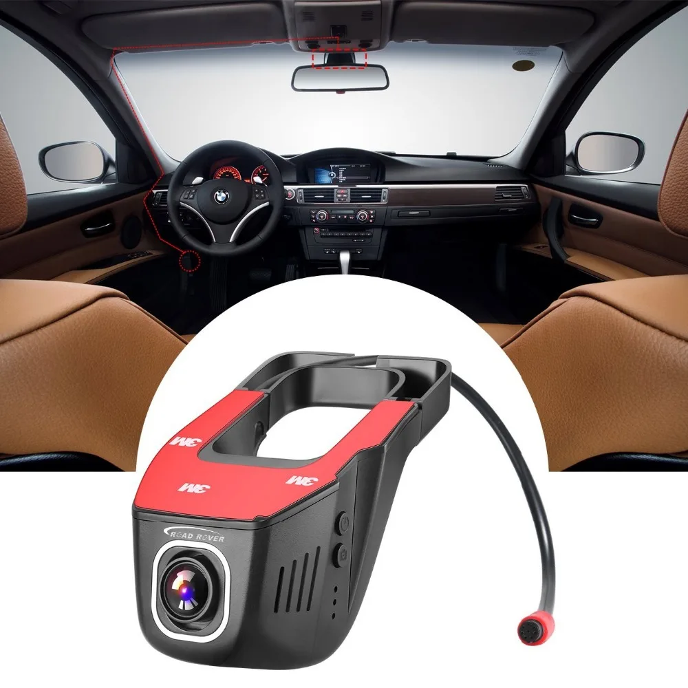 Full HD 1080P Dash Cam Video Recorder Driving For Car DVR Camera WiFi Cycle Recording Night Wide Angle Dashcam Video Registrar