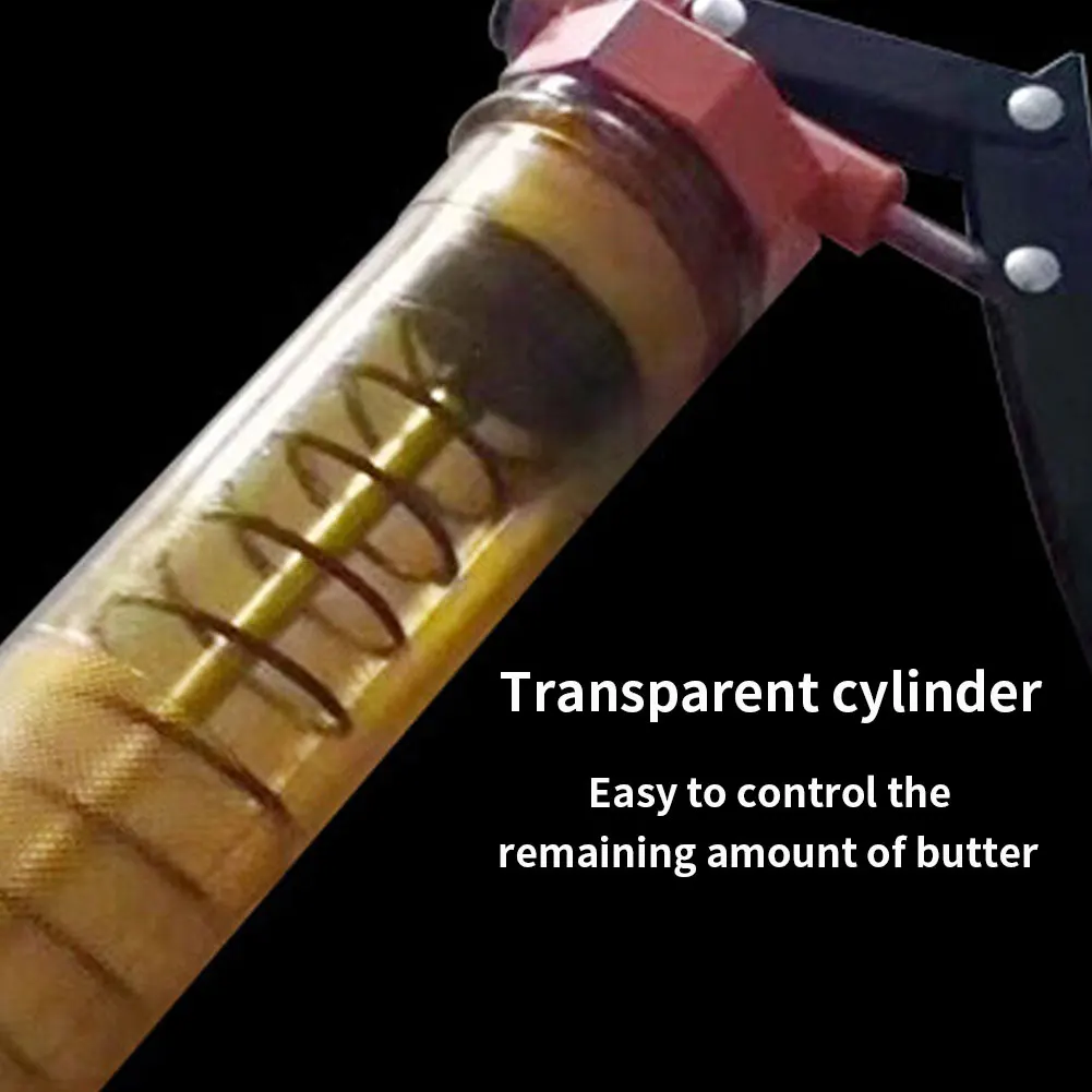 

Heavy Duty Grease Gun Manual High Pressure Pneumatic Greaser Lever Action 600cc Grease Gun For Car Cartridge Greasing Filling