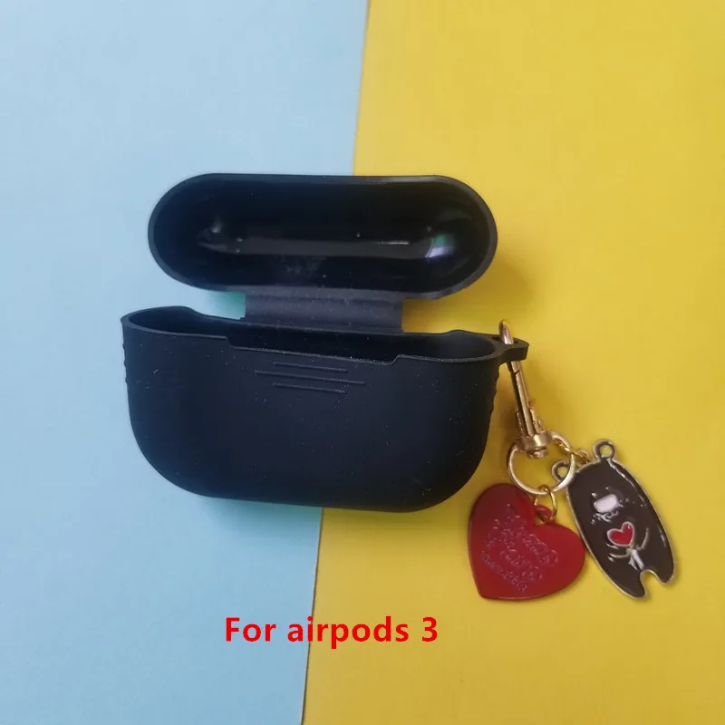 15 Милый силиконовый чехол с подвеской для Apple Airpods Pro Чехол Аксессуары для наушников Bluetooth защитный чехол - Цвет: 15