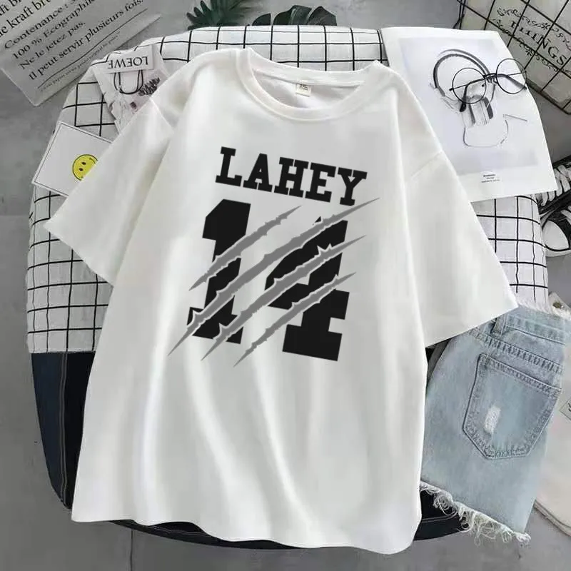 Футболка женская летняя с круглым вырезом и принтом волка | Женская одежда