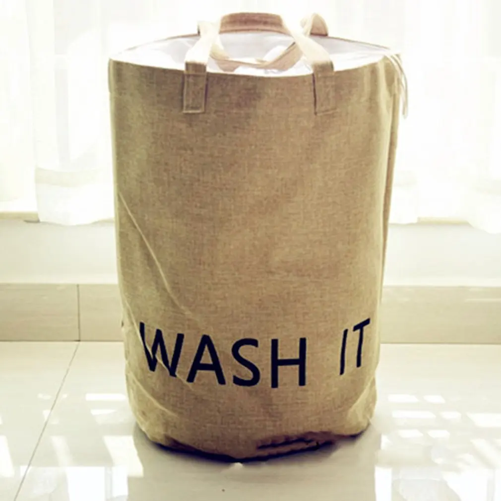 Новые хлопковые льняные мешки для стирки корзина мусора стеллаж хранения