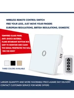 touch switch eu standard three color crystal glass panel light switch 123gang 220v wall light touch switch