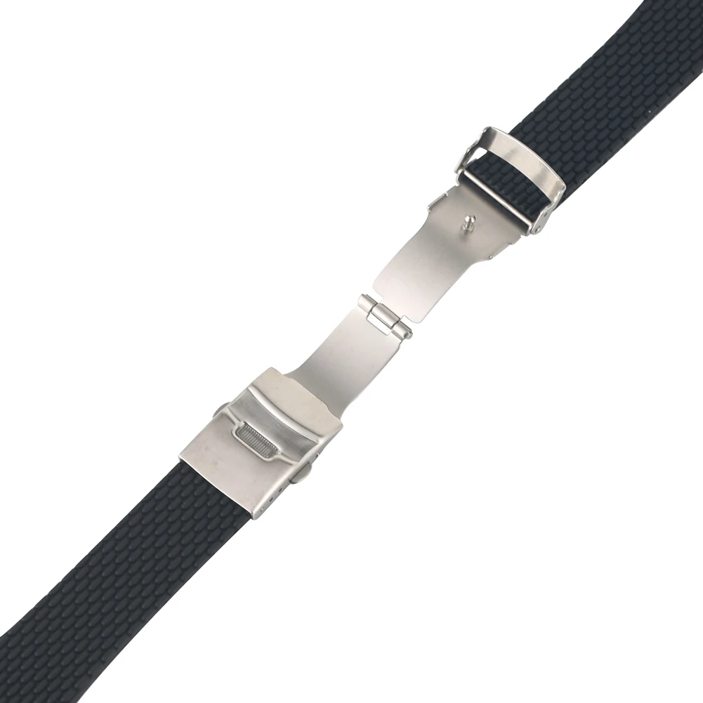Classic Black Waterproof 38/42MM Watch Band for Apple series 2/3/4 Generation Strap Durable Silicon Replacement | Наручные часы
