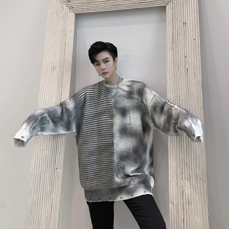 Мужская и женская уличная одежда в стиле хип хоп панк мужской свитер для пары