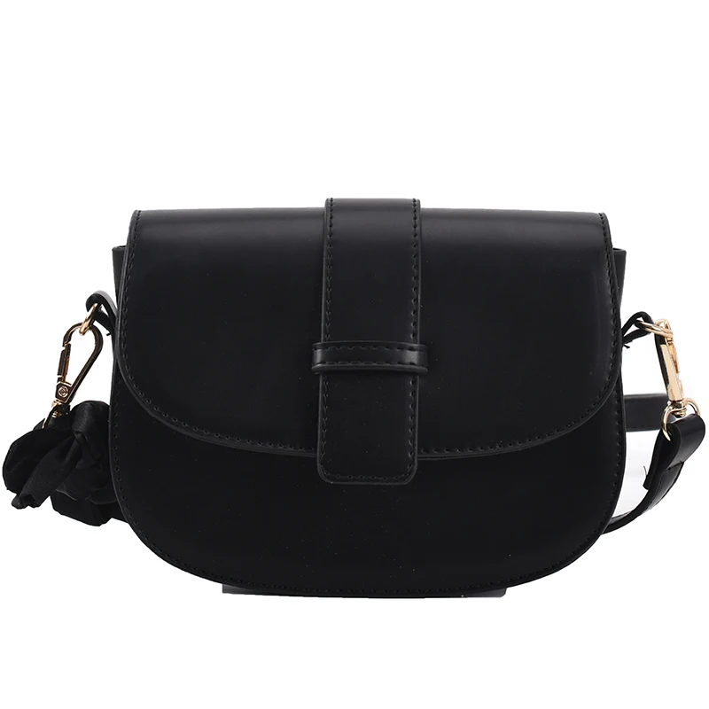 

Luxury Contrast color Leather Crossbody Bags For Women 2021 Handbag Fashion Simple Shoulder Messenger Bag Ladies Cross Body Bag