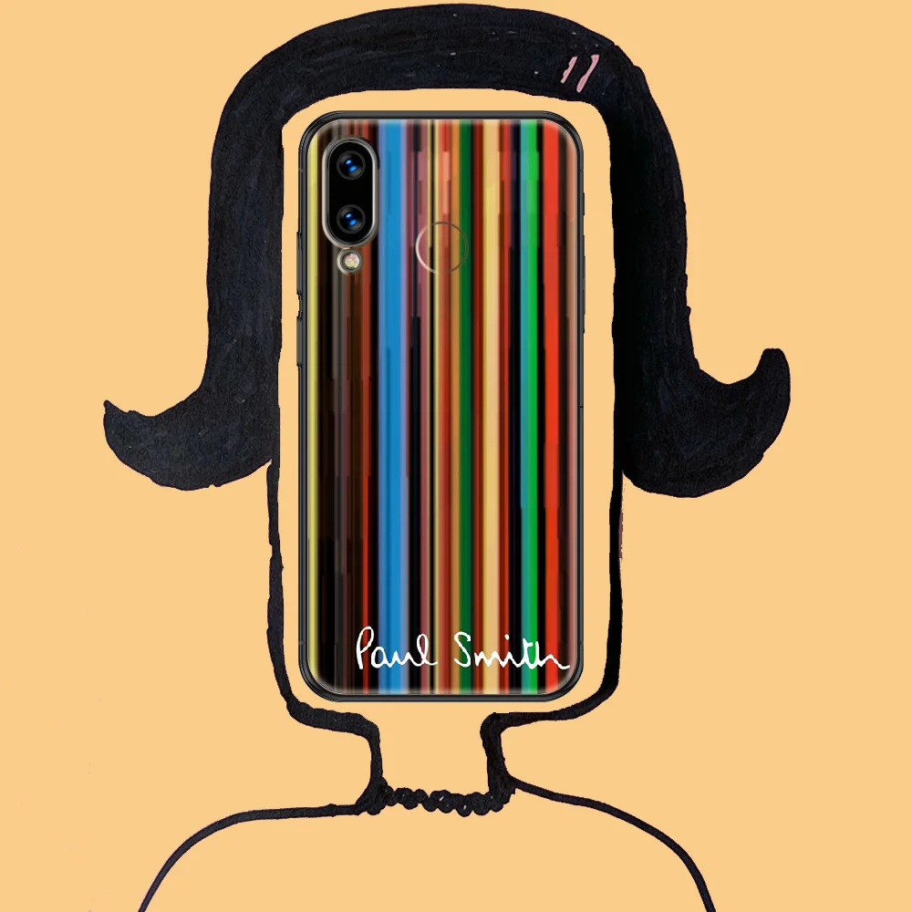 

fashion paul brand smith Phone case For Huawei Honor 6 7 8 9 10 10i 20 A C X Lite Pro Play black tpu funda 3D prime luxury cover