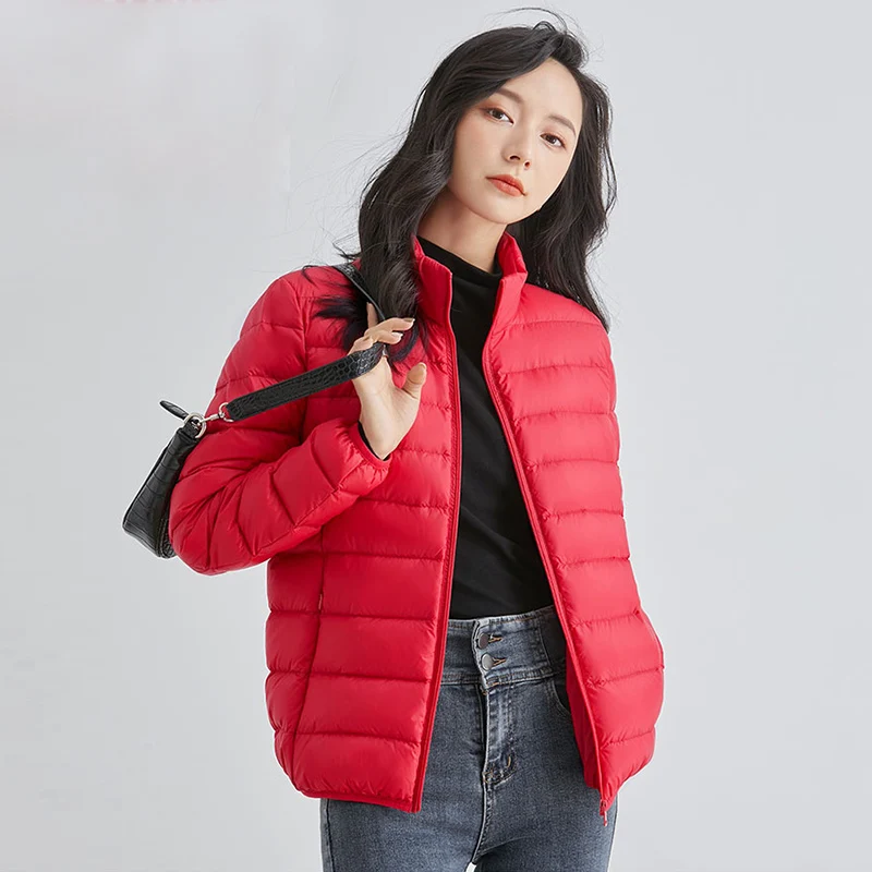 Fitaylor новый зимний легкий теплый пуховик для женщин 90% белый утиный пух длинный