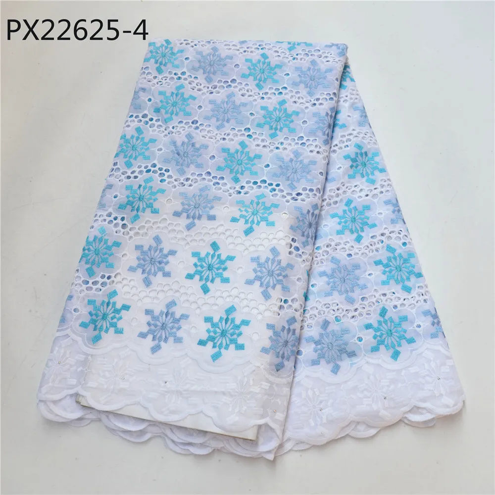 Красивые Новейшие цвета дизайнерская белая хлопчатобумажная кружевная ткань с