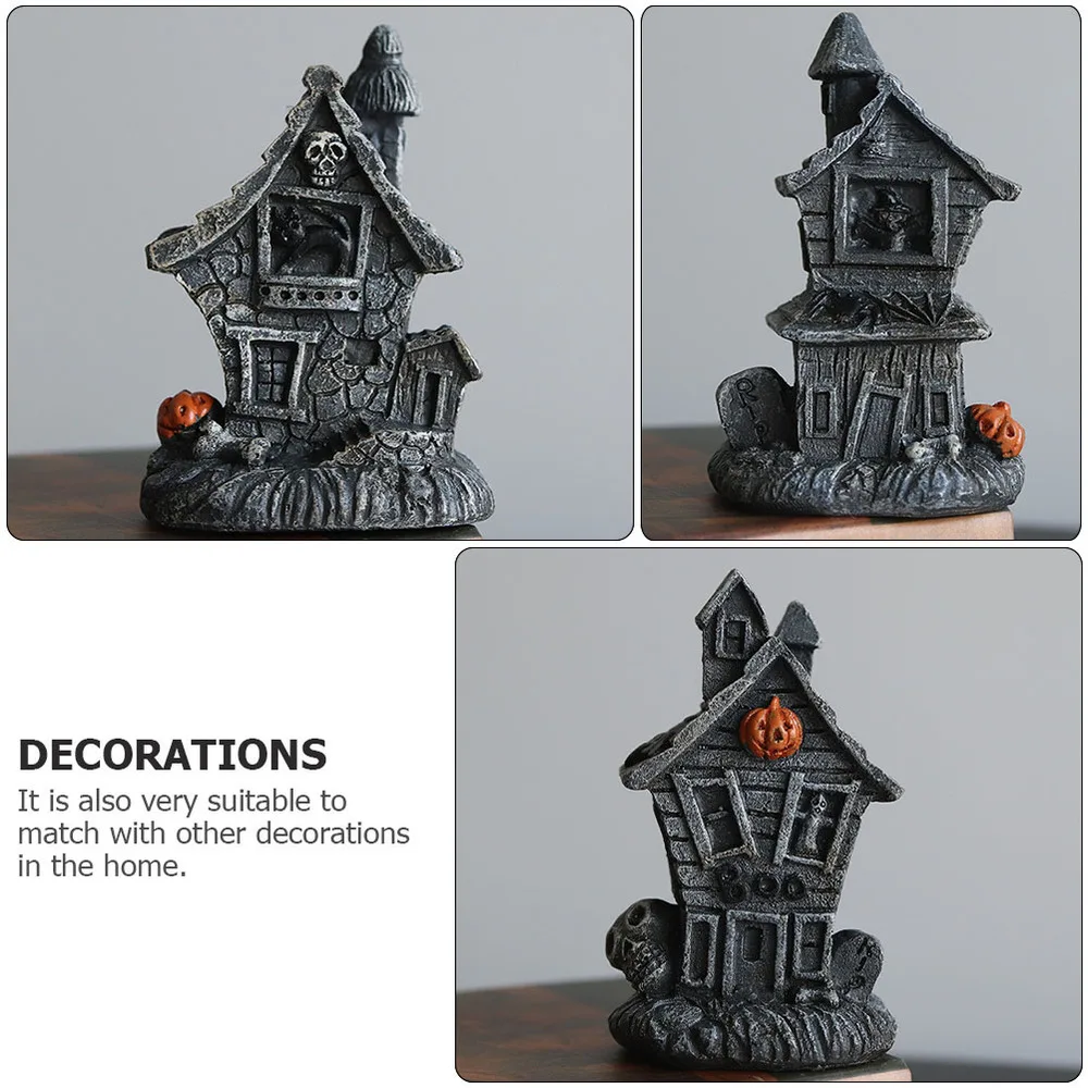 

3Pcs Lamps LED Haunted House Lights Festival Lighting Adornments Black
