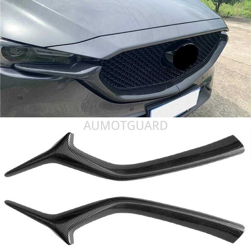 Отделочная полоса для автомобильной решетки радиатора Mazda Cx-5 2017-2020 Cx5 Cx8 передний