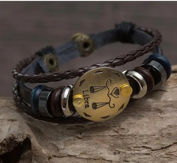 Новая мода 12 ювелирные изделия с созвездиями Козерога Водолей рыбы Овен Телец