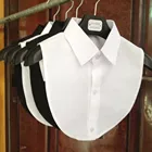 Съемный воротник, Женская хлопковая блузка, винтажный съемный воротник для рубашки, накладной воротник, аксессуары для женской одежды