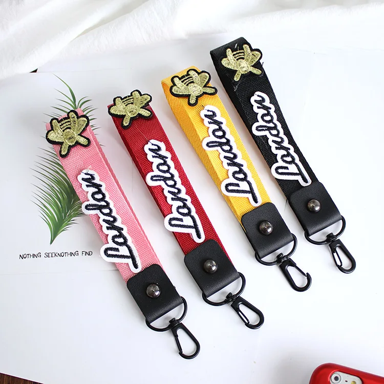 Модные милые Мультяшные шнурки на шею с мишкой Тедди для ключей ID Card тренажерный