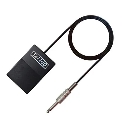 Тату-машинка Татуировки Ножной Переключатель педаль Питание Черного цвета