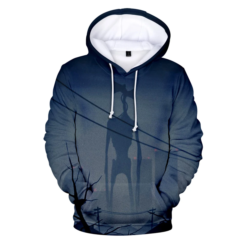 

Siren Head 3D Print Hoodies Sweatshirts Men Oversized Harajuku Autumn Winter Warm Casual pullovers
