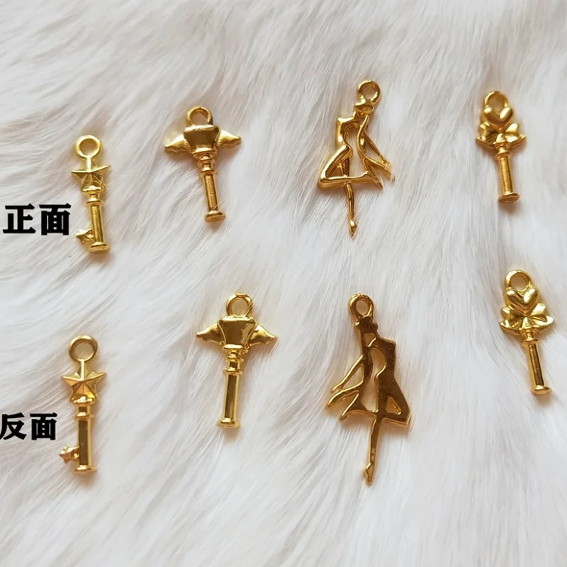 5 шт. DIY волшебная палочка звезды с крыльями для девочек подвеска на металлическом