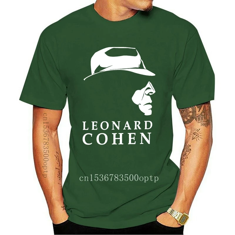

Leonard Cohen T Shirt S Xxl Folk Rock Musican Poet Novelist Singer Brand T Shirt Men Fashion Tops Tees Men 100%