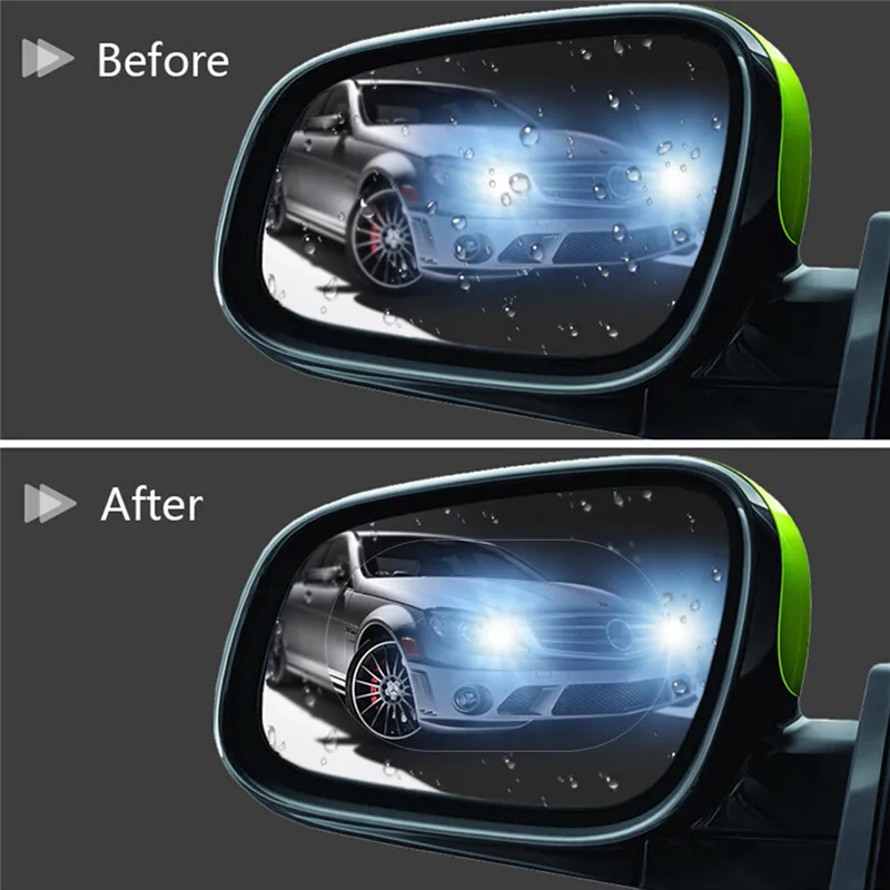 Защитная пленка для автомобильных зеркал заднего вида 2 шт. | Автомобили и