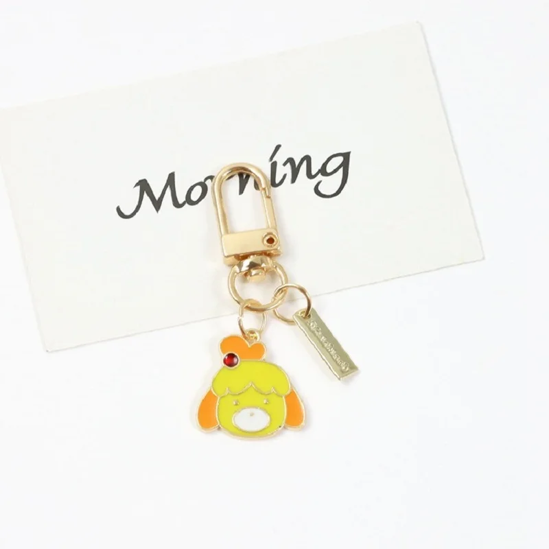

2021 Cute Kitty Bear Chick Keychains Simple Airpods Pendant Key Chain bag accessories gift boy girl collect Key ring