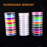 jewelry colorful transparent crystal elastic beading rope cord thread string for diy necklace bracelets jewelry making findings